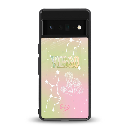 Virgo Aura back phone cover | glass case for google pixel 6 pro