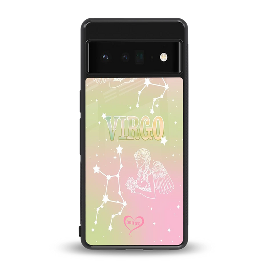 Virgo Aura back phone cover | glass case for google pixel 6 pro