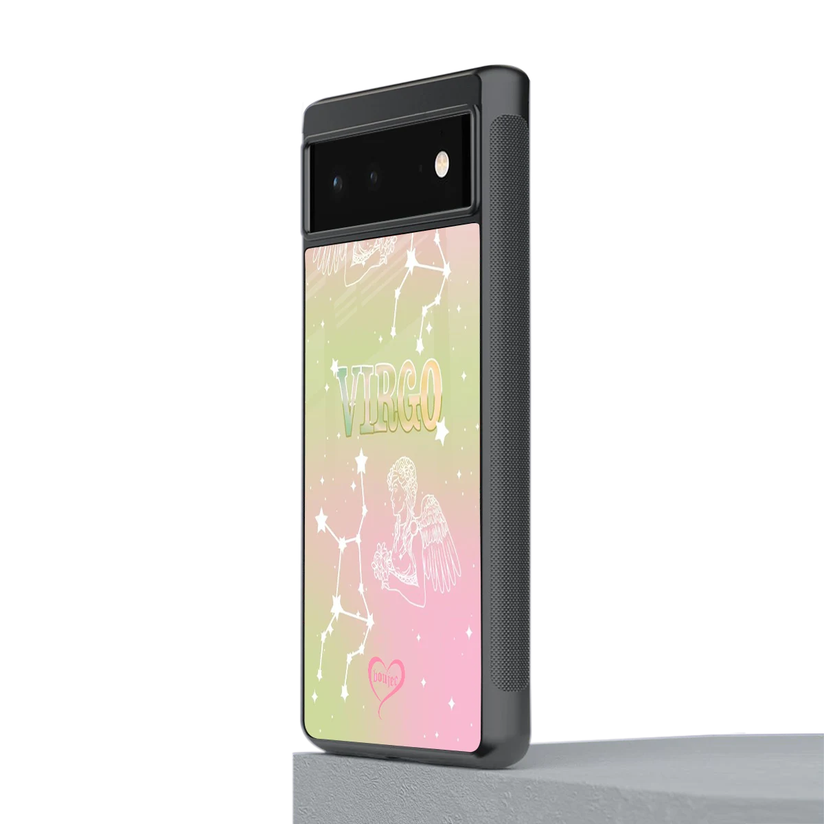 Virgo Aura stylish phone case for google pixel 6 | glossy glass and slim fit