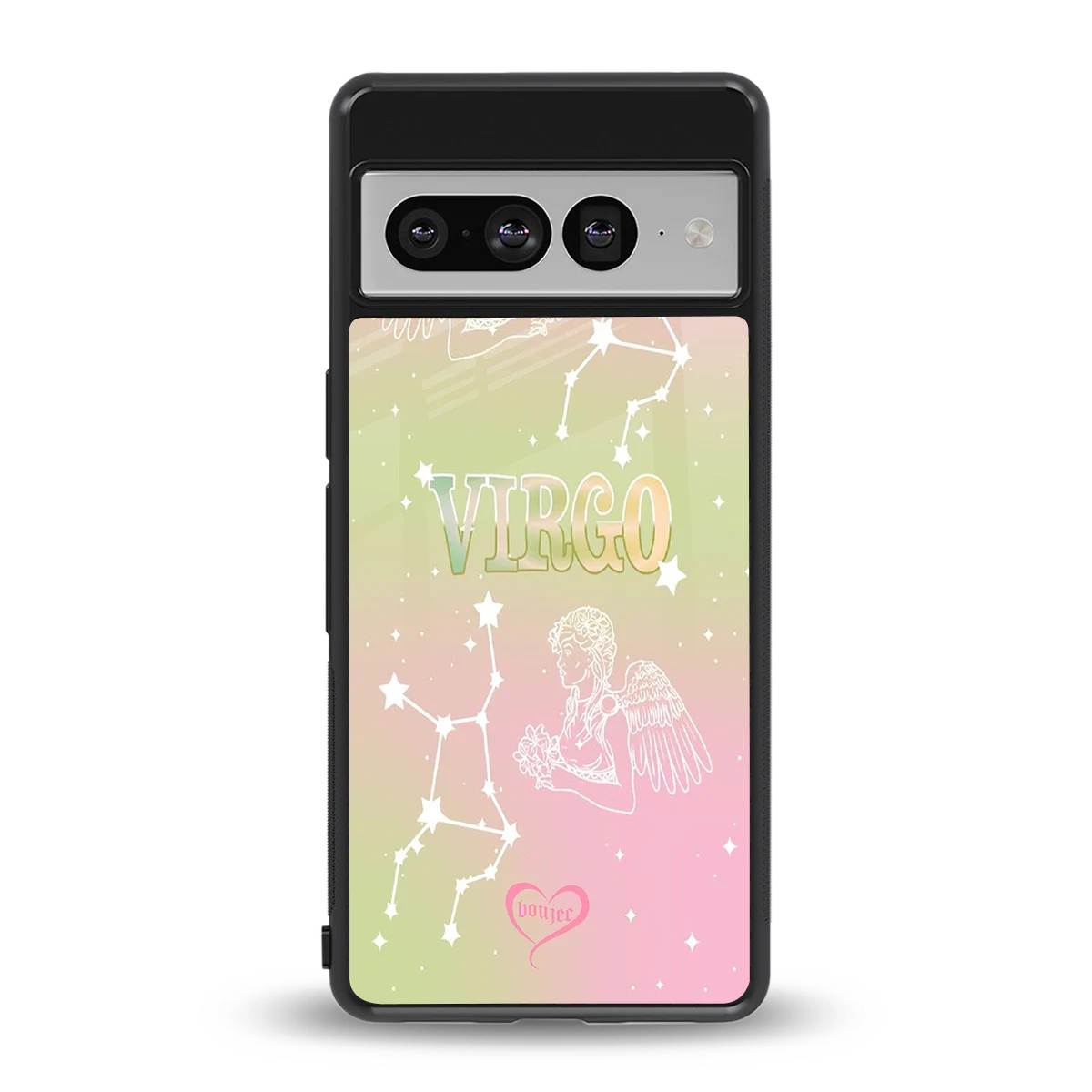 Virgo Aura back phone cover | glass case for google pixel 7 pro