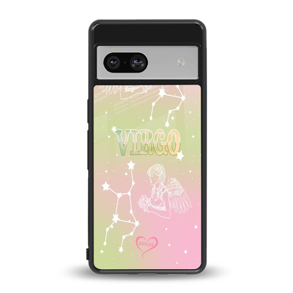 Virgo Aura back phone cover | glass case for google pixel 7