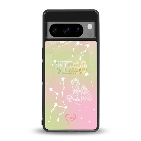 Virgo Aura back phone cover | glass case for google pixel 8 pro