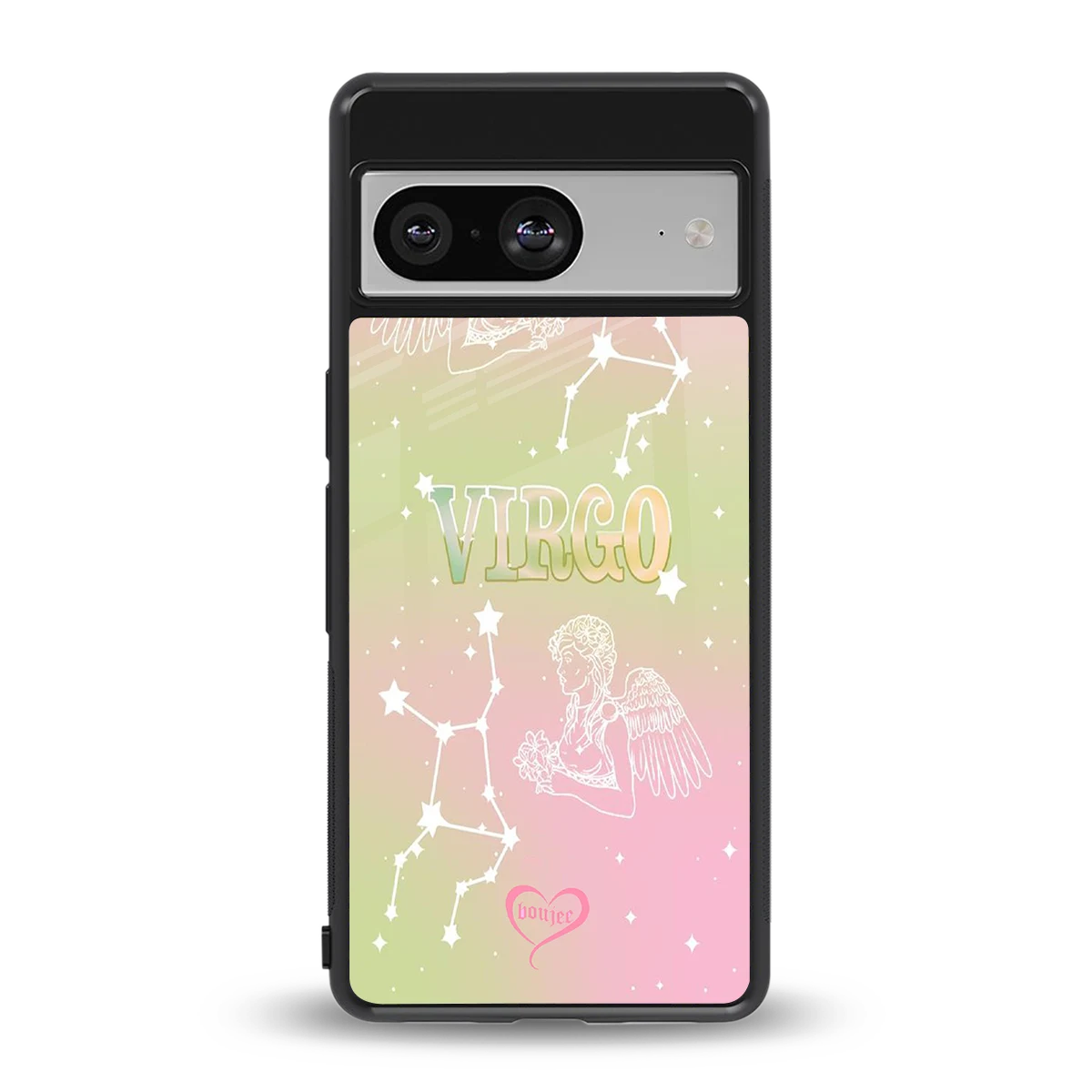 Virgo Aura back phone cover | glass case for google pixel 8