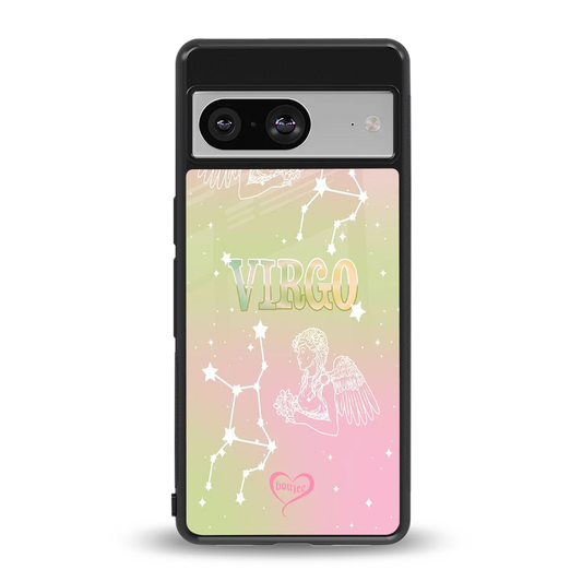Virgo Aura back phone cover | glass case for google pixel 8