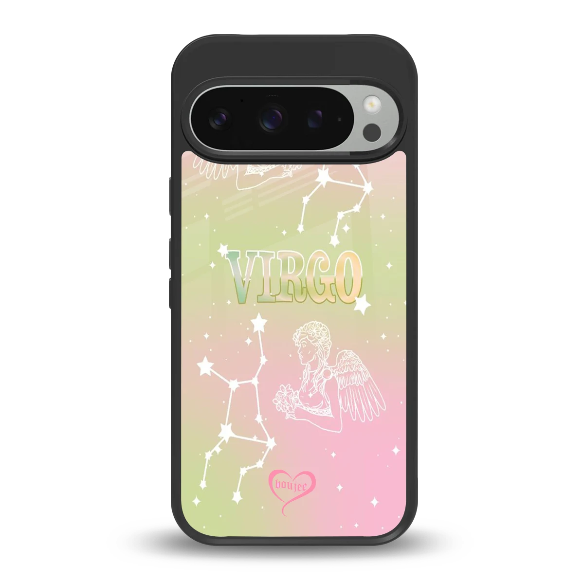 Virgo Aura back phone cover | glass case for google pixel 9 pro