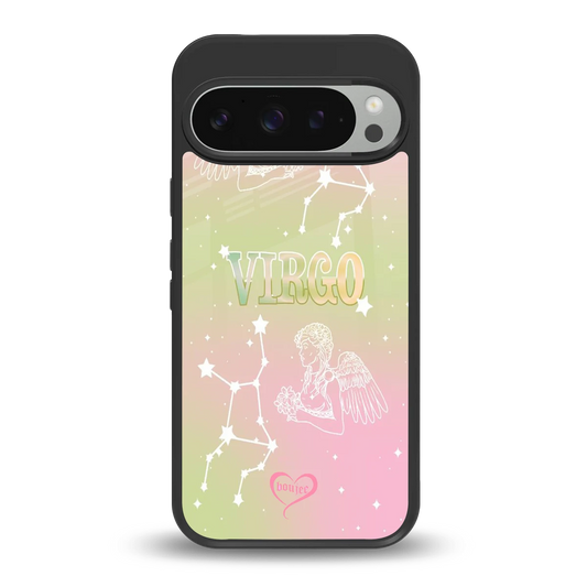 Virgo Aura back phone cover | glass case for google pixel 9 pro