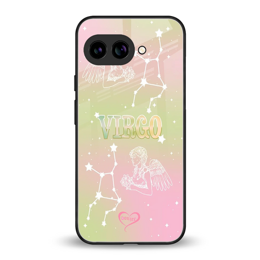 Virgo Aura back phone cover | glass case for google pixel 9a