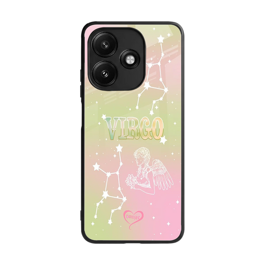 Virgo Aura back phone cover | glass case for redmi 12 5g