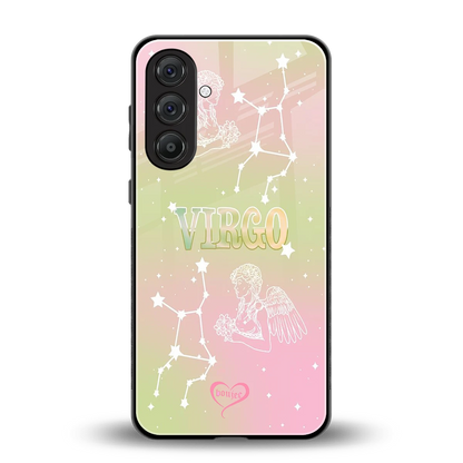 Virgo Aura back phone cover | glass case for samsung galaxy a37 5g