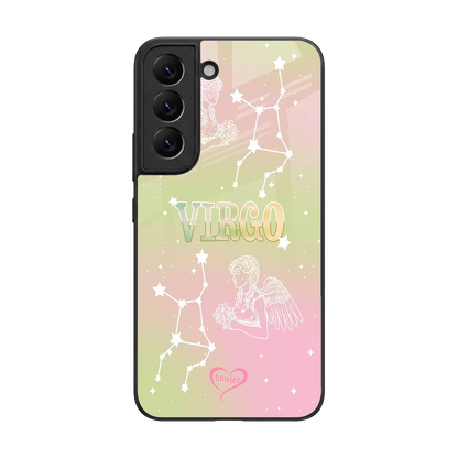 Virgo Aura back phone cover | glass case for samsung galaxy s22