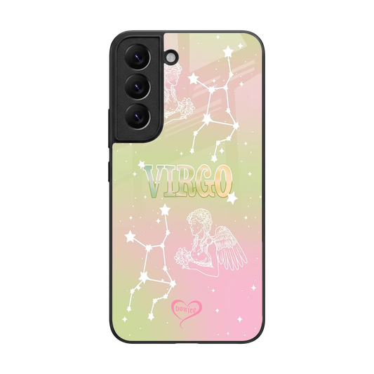 Virgo Aura back phone cover | glass case for samsung galaxy s22