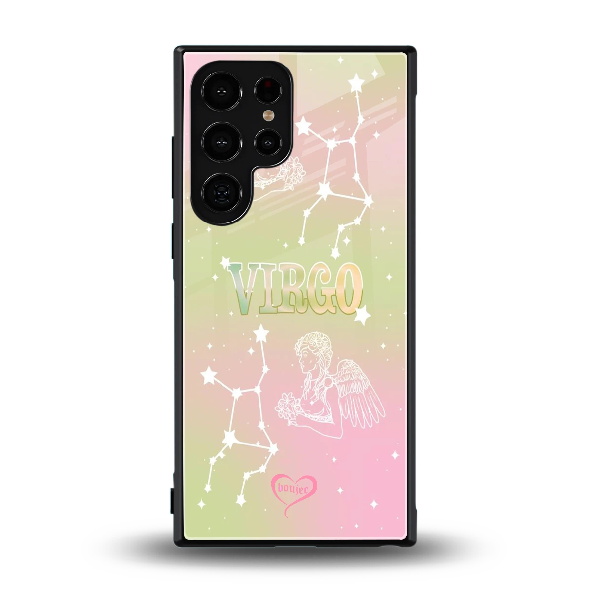 Virgo Aura back phone cover | glass case for samsung galaxy s24 ultra