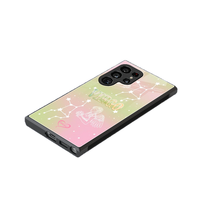 Virgo Aura stylish phone case for samsung galaxy s24 ultra | glossy glass and slim fit