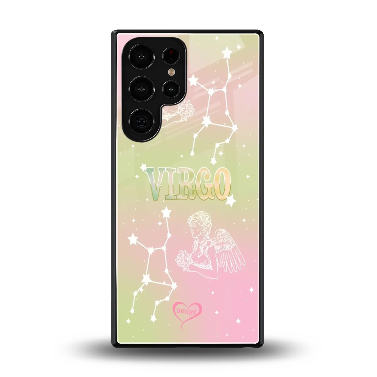 Virgo Aura back phone cover | glass case for samsung galaxy s25 ultra