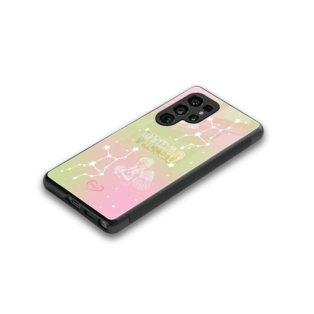 Virgo Aura stylish phone case for samsung galaxy s25 ultra | glossy glass and slim fit