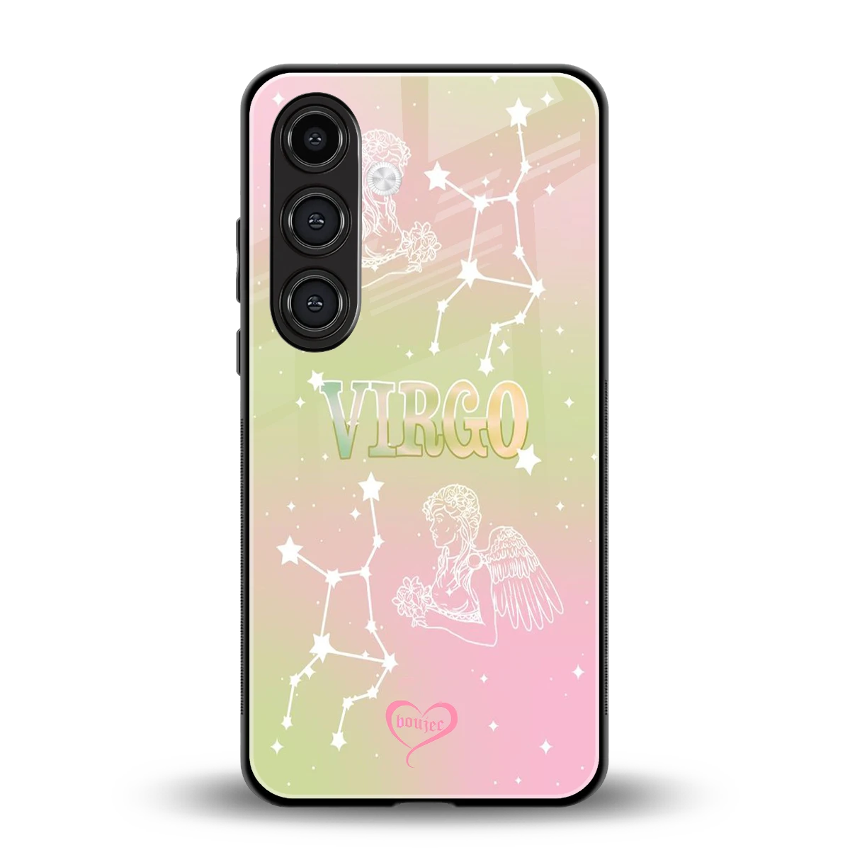 Virgo Aura back phone cover | glass case for samsung galaxy s24