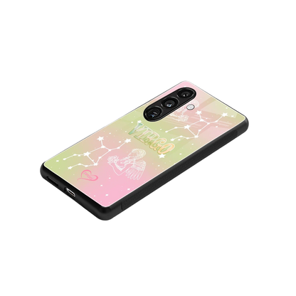 Virgo Aura stylish phone case for samsung galaxy s24 plus | glossy glass and slim fit