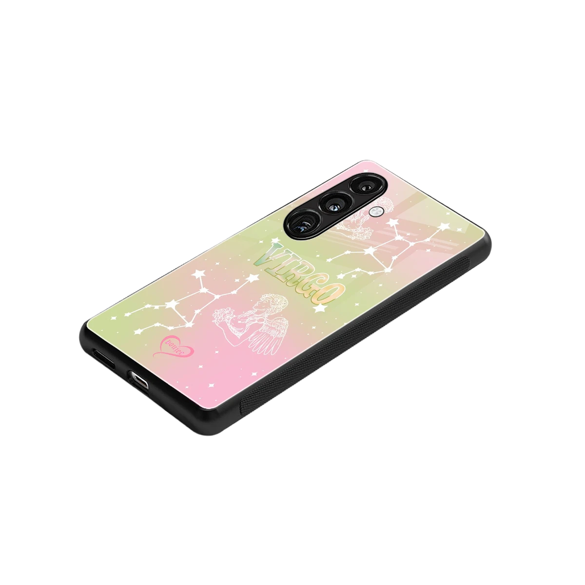 Virgo Aura stylish phone case for samsung galaxy s23 fe | glossy glass and slim fit