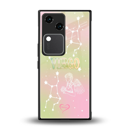 Virgo Aura back phone cover | glass case for vivo v30