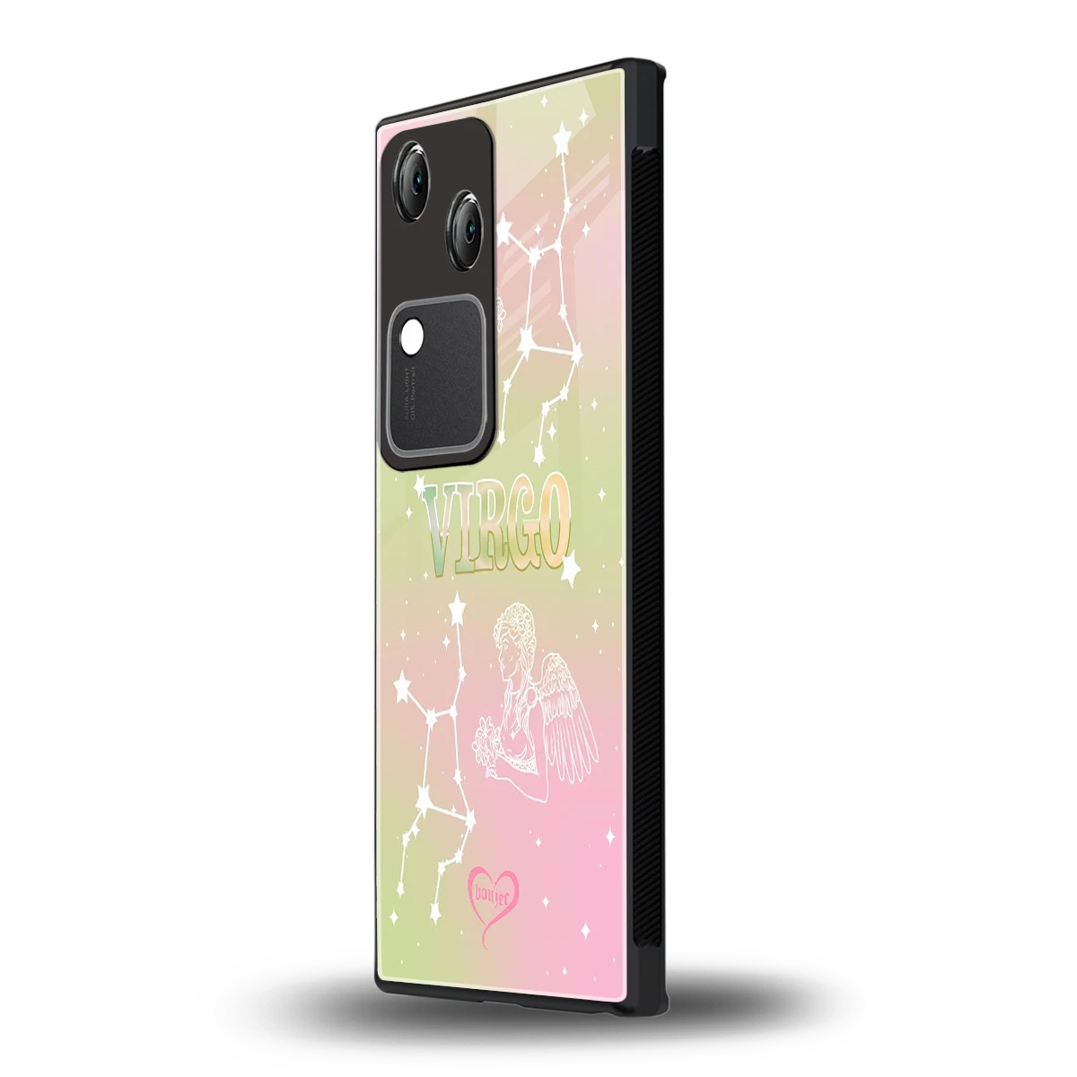 Virgo Aura vivo v30 mobile cover | shockproof glass phone case