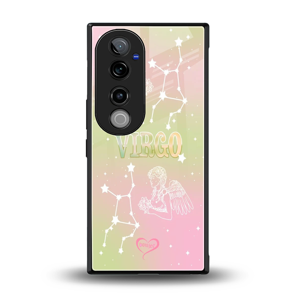 Virgo Aura back phone cover | glass case for vivo v40 pro