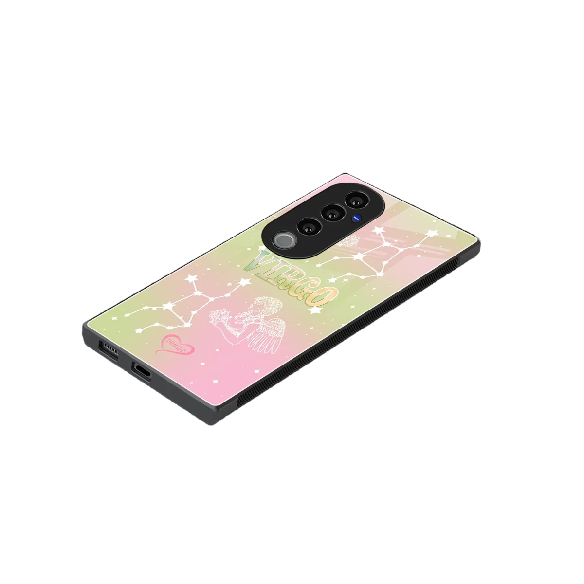 Virgo Aura stylish phone case for vivo v40 pro | glossy glass and slim fit