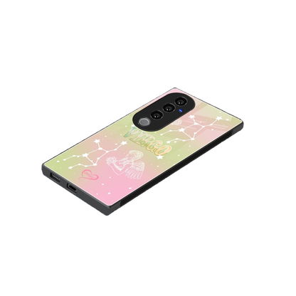 Virgo Aura stylish phone case for vivo v40 pro | glossy glass and slim fit
