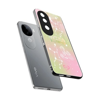 Virgo Aura sleek vivo v40e cover with tempered glass back and TPU edges