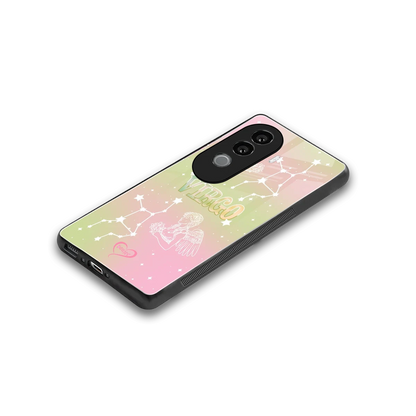 Virgo Aura stylish phone case for vivo v40e | glossy glass and slim fit