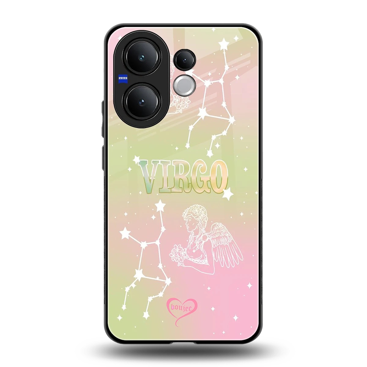 Virgo Aura back phone cover | glass case for vivo v60