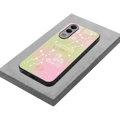 Virgo Aura stylish phone case for vivo v70 fe | glossy glass and slim fit