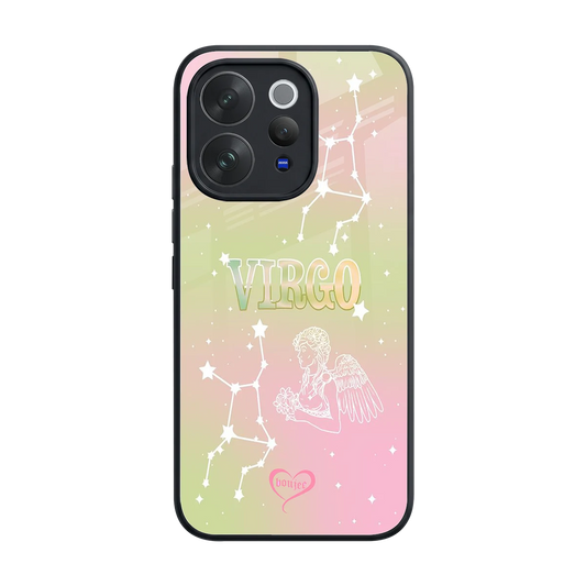 Virgo Aura back phone cover | glass case for vivo v70 elite