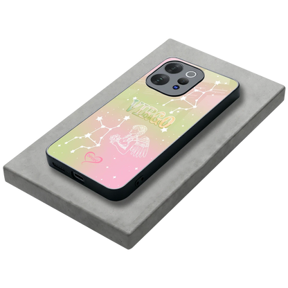 Virgo Aura stylish phone case for vivo v70 elite | glossy glass and slim fit