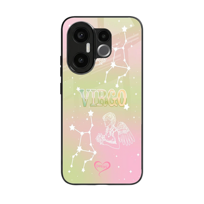 Virgo Aura back phone cover | glass case for vivo x200 fe