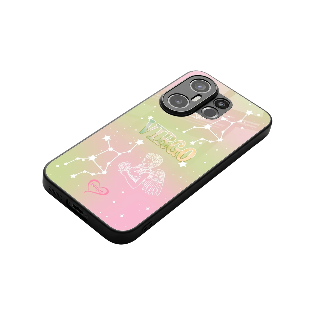 Virgo Aura stylish phone case for vivo x200 fe | glossy glass and slim fit