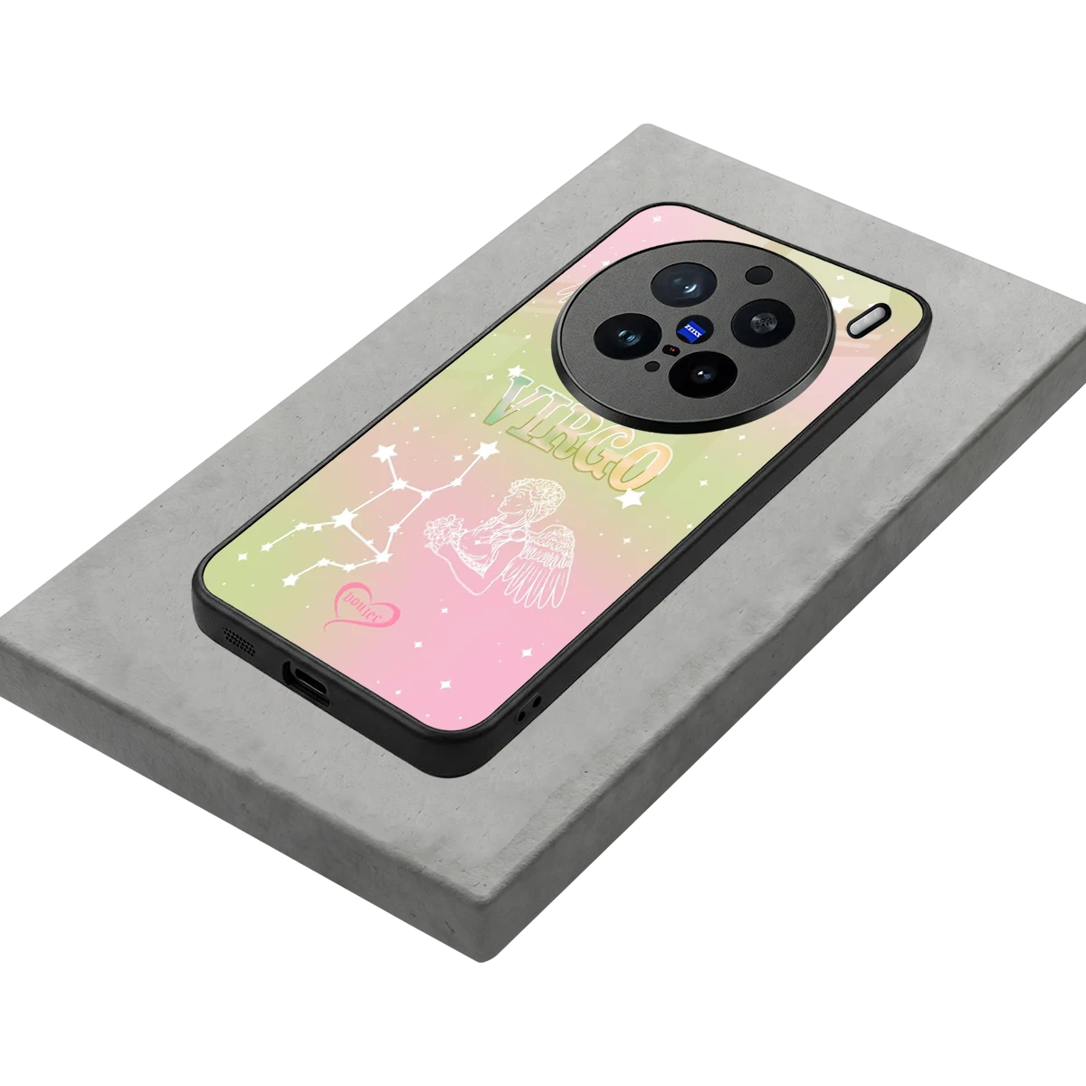 Virgo Aura stylish phone case for vivo x200 pro | glossy glass and slim fit