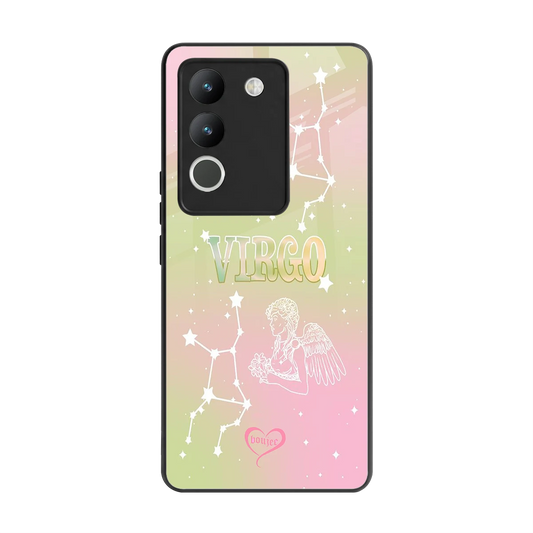 Virgo Aura back phone cover | glass case for vivo y200 5g