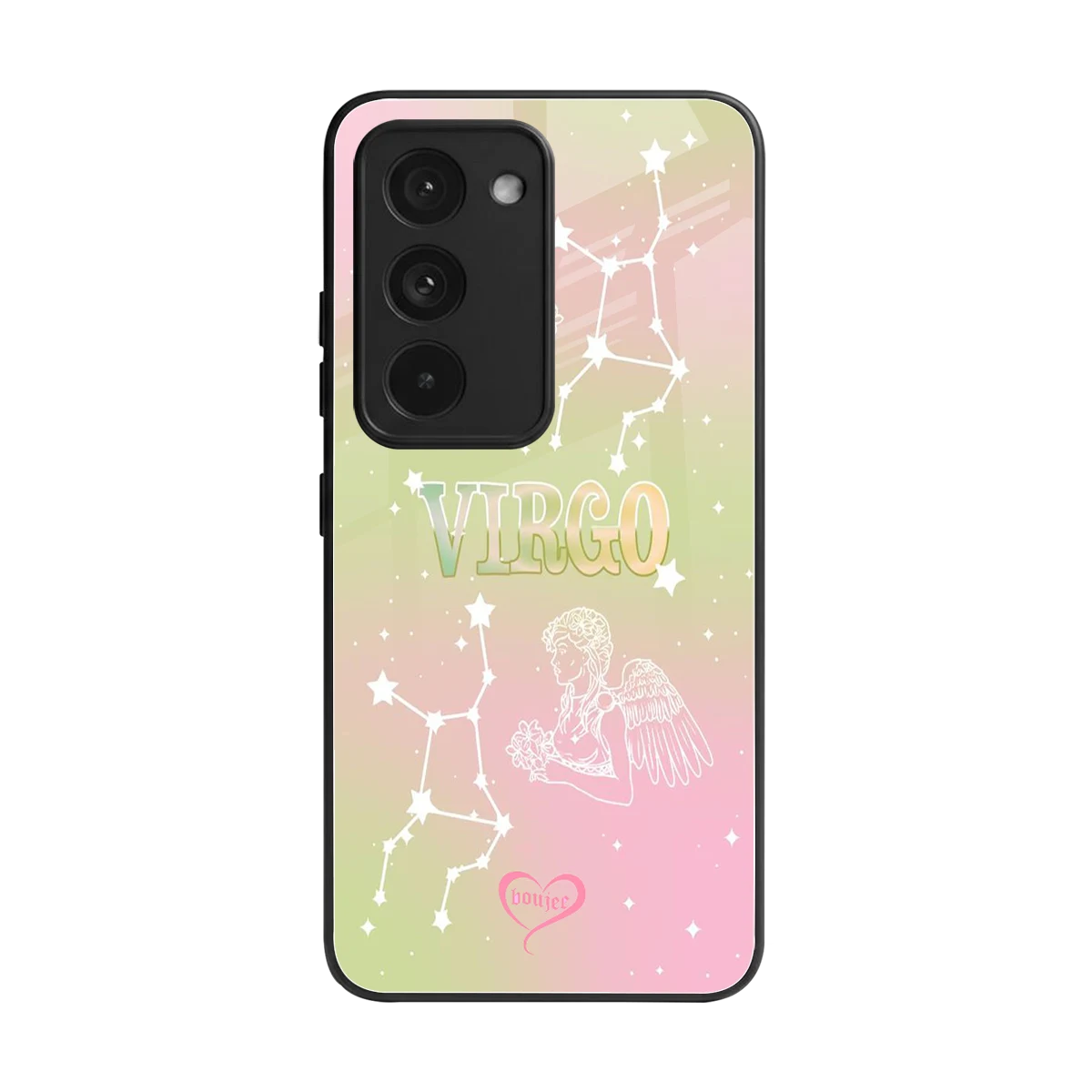 Virgo Aura back phone cover | glass case for redmi 15 5g