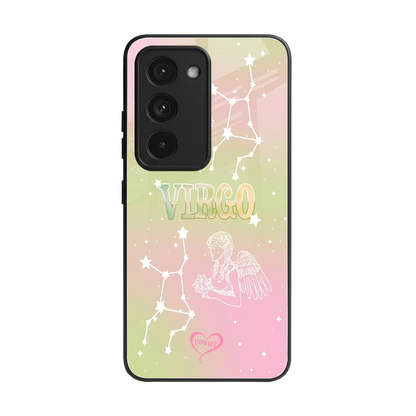 Virgo Aura back phone cover | glass case for redmi 15 5g