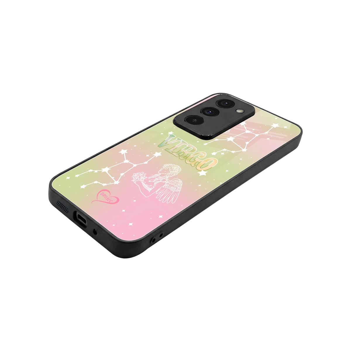 Virgo Aura stylish phone case for redmi 15 5g | glossy glass and slim fit
