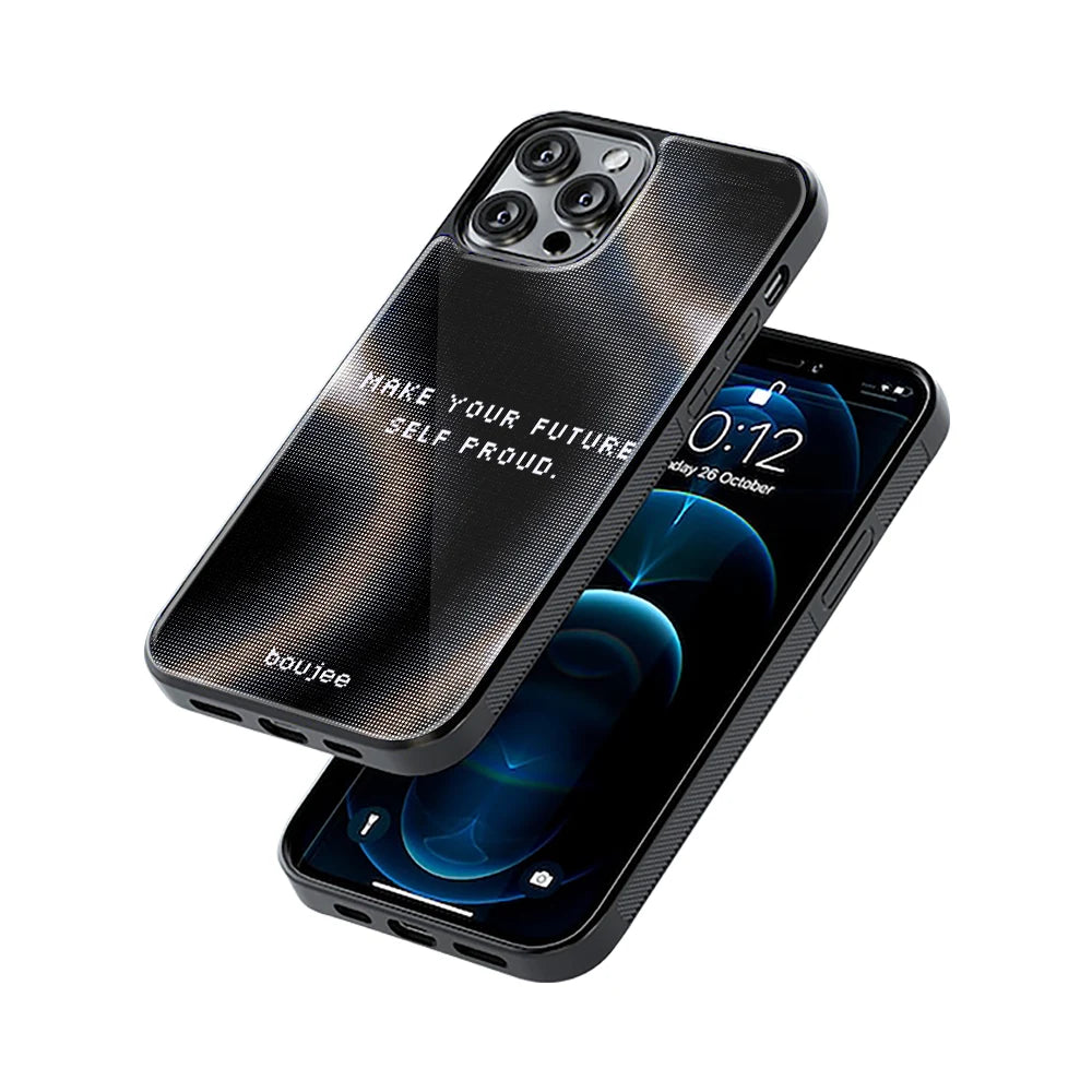 Protective Glass Back Phone Case Compatible with iPhone, Samsung, OnePlus, Pixel & More