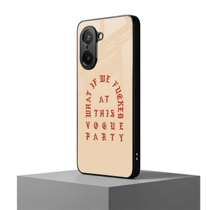 Vogue Party oneplus nord ce5 5g mobile cover | shockproof glass phone case