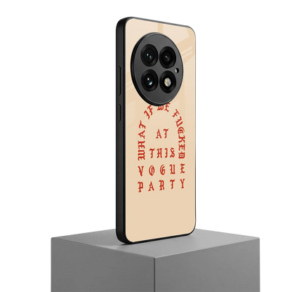 Vogue Party oneplus 13 mobile cover | shockproof glass phone case