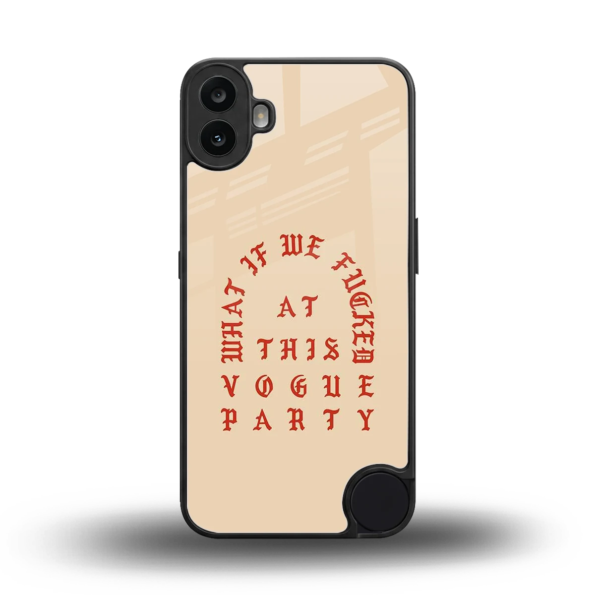 Vogue Party back phone cover | glass case for cmf nothing phone 1