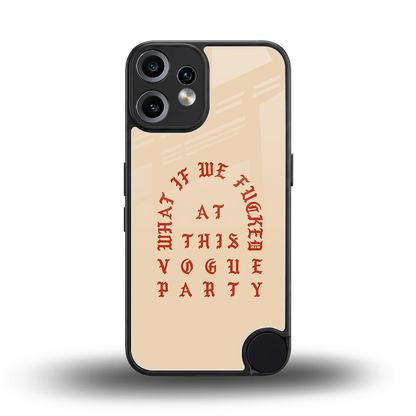 Vogue Party back phone cover | glass case for cmf nothing phone 2 pro