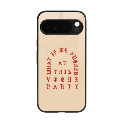 Vogue Party back phone cover | glass case for google pixel 10 pro xl