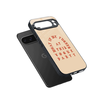 Vogue Party sleek google pixel 10 pro xl cover with tempered glass back and TPU edges