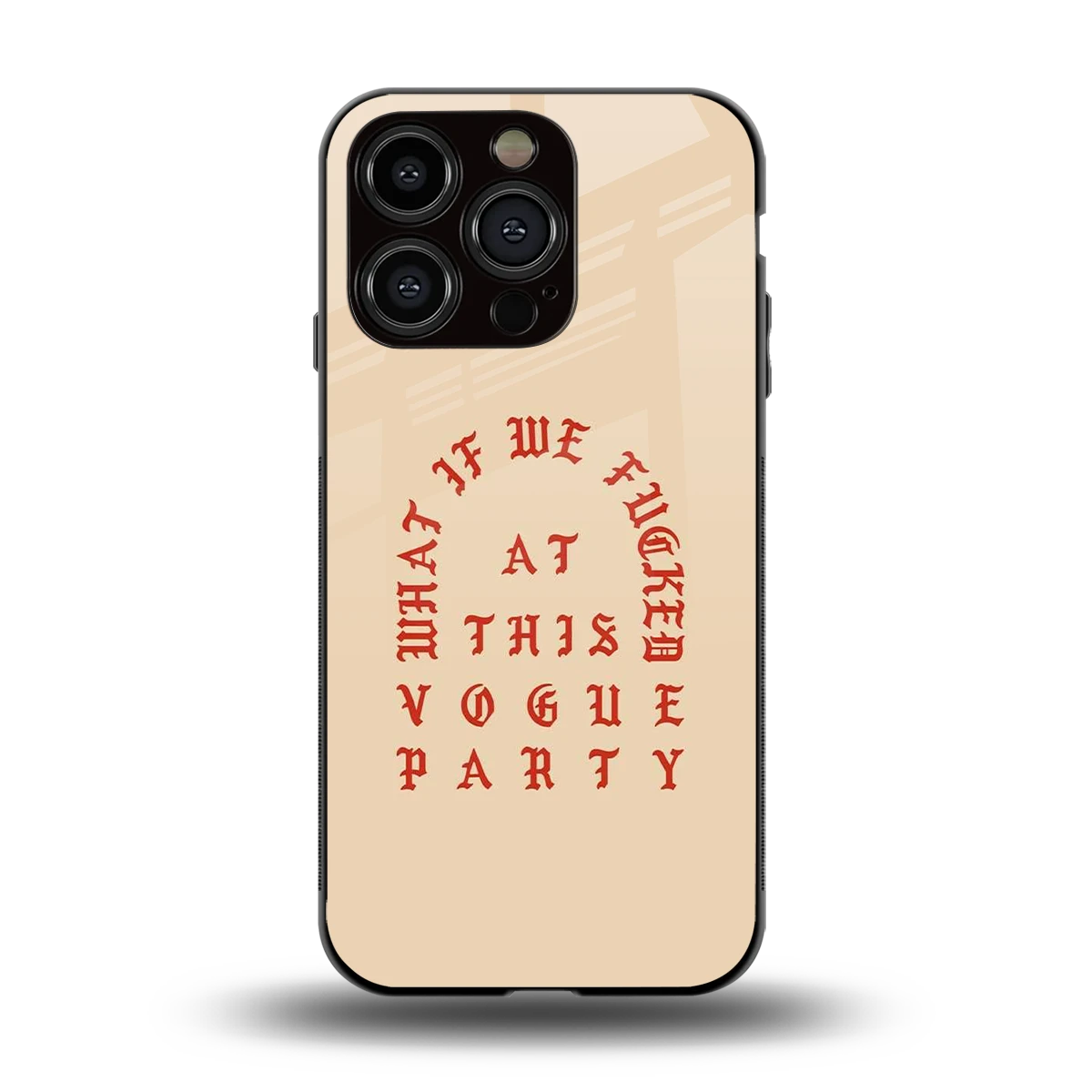 Vogue Party back phone cover | glass case for iphone 13 pro