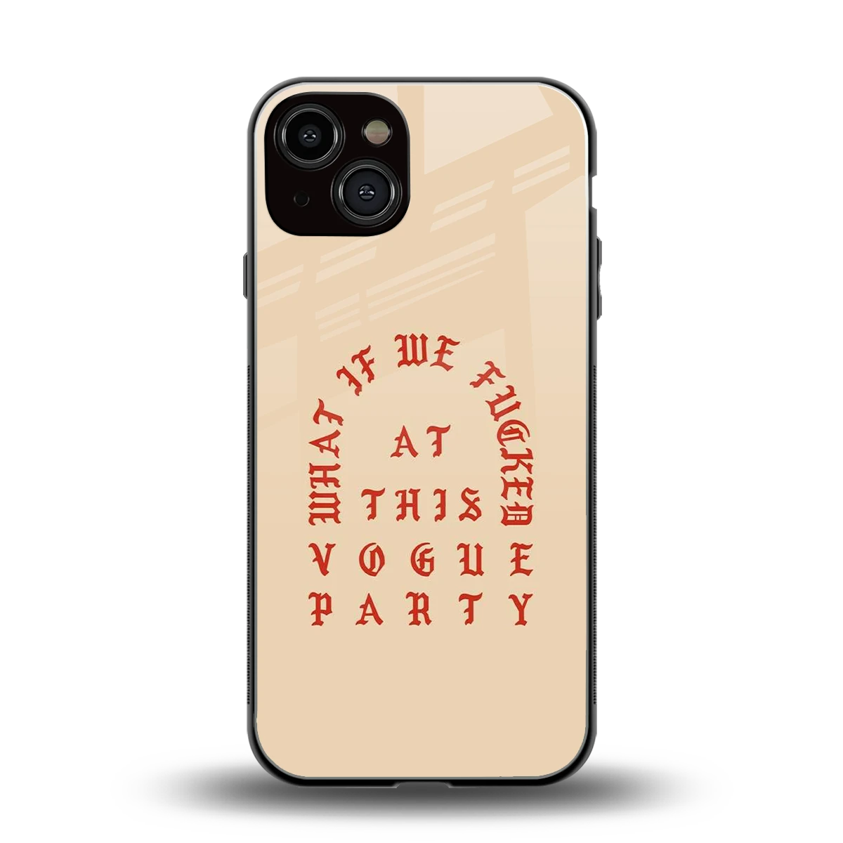 Vogue Party back phone cover | glass case for iphone 13