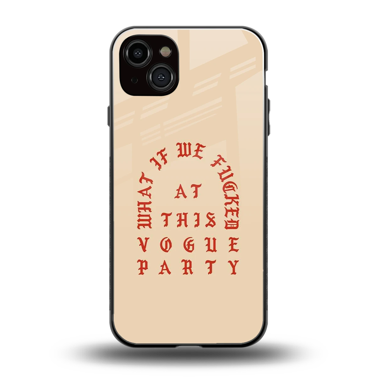 Vogue Party back phone cover | glass case for iphone 14 plus